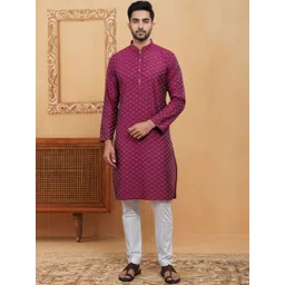 HERE&NOW Men Handloom Kurta-picture-41