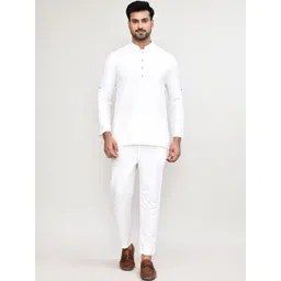 HERE&NOW Men Jacquard Kurta-picture-20