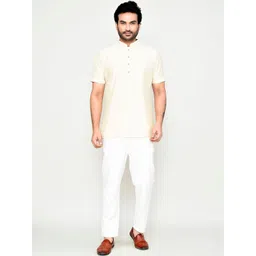 HERE&NOW Men Jacquard Kurta-picture-15
