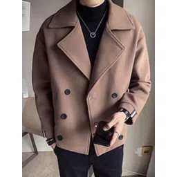 HERE&NOW Men Lapel Collar Solid Casual Tailored Jacket-picture-11