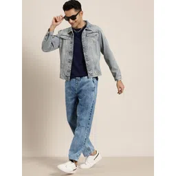 HERE&NOW Men Light Fade Pure Cotton Jeans-picture-31