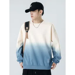 HERE&NOW Men Long Sleeves Ribbed Sweatshirt-picture-24