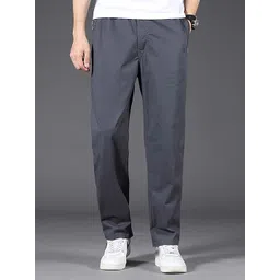HERE&NOW Men Mid-Rise Pleated Trousers-picture-21