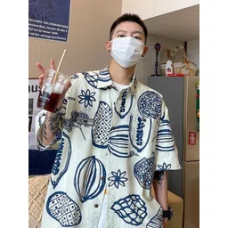 HERE&NOW Men Opaque Printed Casual Shirt-picture-19