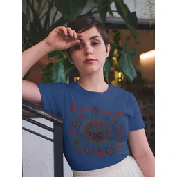 HERE&NOW Men Printed Ethnic T-shirt-picture-34