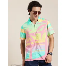 HERE&NOW Men Printed Relaxed Fit Casual Shirt-picture-37