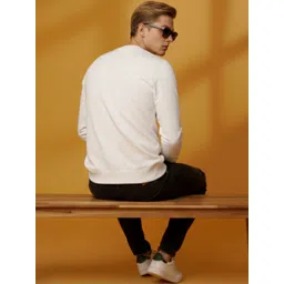 HERE&NOW Men Printed Sweatshirt image 3