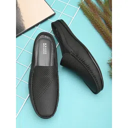 HERE&NOW Men PU Mules-picture-41
