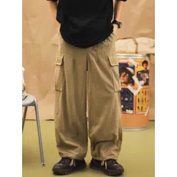 HERE&NOW Men Relaxed Fit Trousers-picture-40