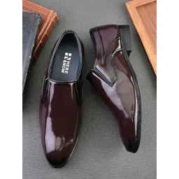 HERE&NOW Men Round Toe Formal Slip-Ons-picture-15