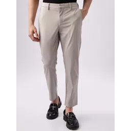 HERE&NOW Men Slim Fit Chinos Trousers-picture-24