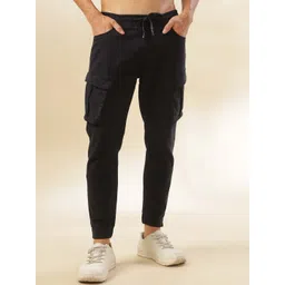 HERE&NOW Men Slim Fit Joggers Trousers-picture-19