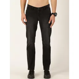 HERE&NOW Men Smart Tapered Fit Mid-Rise Cotton Stretchable Jeans-picture-37