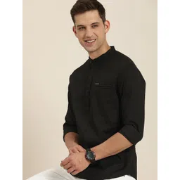 HERE&NOW Men Solid Slim Fit Opaque Casual Shirt-picture-35