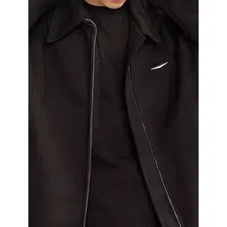HERE&NOW Men Spread Collar Solid Casual Tailored Jacket image 5