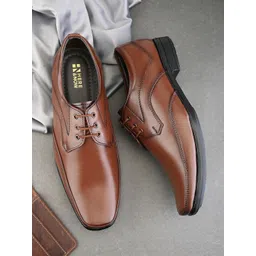 HERE&NOW Men Square-Toe Formal Derbys image 1