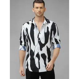 HERE&NOW Men Standard Printed Casual Shirt-picture-43