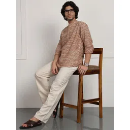 HERE&NOW Men Striped Kurta-picture-21