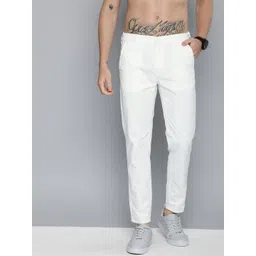 HERE&NOW Men White Trousers-picture-11