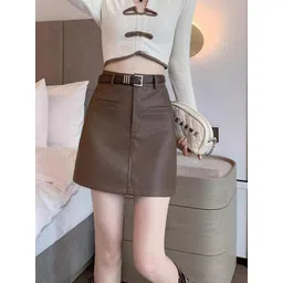 HERE&NOW Mini-Length A-Line Skirts-picture-41