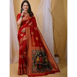HERE&NOW Multi Art Silk Banarasi Sarees-picture-31