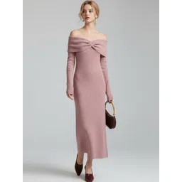 HERE&NOW Off-Shoulder Bodycon Maxi Dress-picture-23