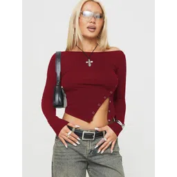 HERE&NOW Off-Shoulder Crop Top-picture-30