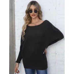 HERE&NOW Off-Shoulder Longline Pullover-picture-42
