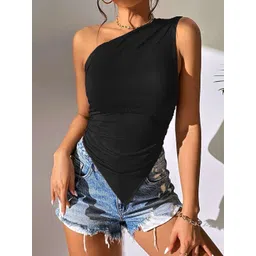 HERE&NOW One Shoulder Cotton Top-picture-18