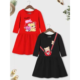 HERE&NOW Print A-Line Dress Pack of 2-picture-34