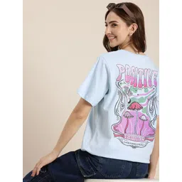 HERE&NOW Printed Pure Cotton T-shirt-picture-21