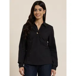 HERE&NOW Pure Cotton Cut-Out Top-picture-36