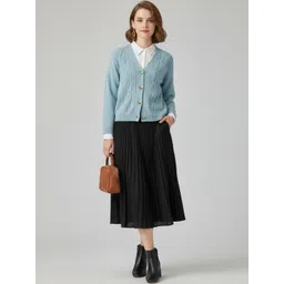 HERE&NOW Shirt Collar Sweater & Skirt Co-Ords-picture-36
