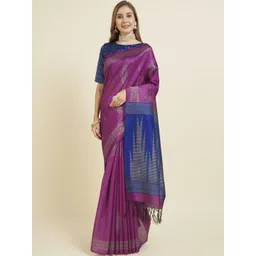 HERE&NOW Silk Cotton Ready to Wear Saree-picture-36