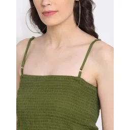 HERE&NOW Smocked Crop Top image 2