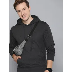 HERE&NOW Solid Hooded Sweatshirt-picture-14