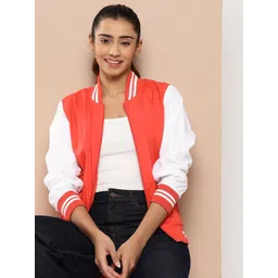 HERE&NOW Solid Varsity Jacket-picture-37