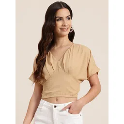 HERE&NOW Styled Back Crop Top-picture-42