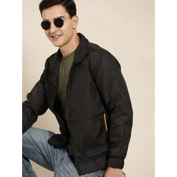 HERE&NOW Typography Detail Mock Collar Tailored Jacket-picture-42