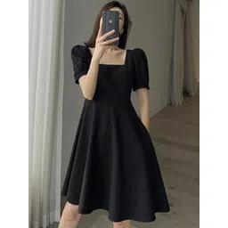 HERE&NOW Women Black Dresses-picture-15