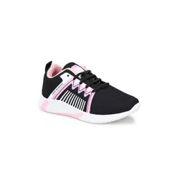 HERE&NOW Women Black Textured Sneakers-picture-10