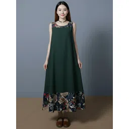 HERE&NOW Women Floral Print Maxi Dress-picture-23