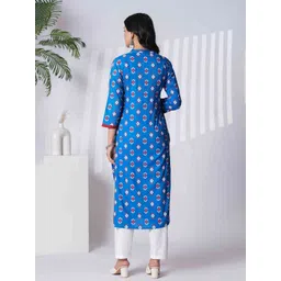 HERE&NOW Women Geometric Printed Kurta-picture-14