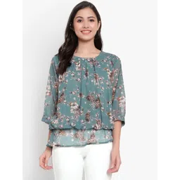 HERE&NOW Women Georgette Top-picture-30