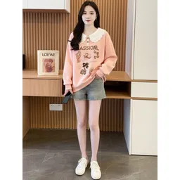 HERE&NOW Women Long Sleeves Floral Printed Sweaters-picture-11