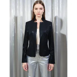 HERE&NOW Women Open Front Winter Wear Jacket-picture-39