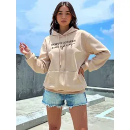 HERE&NOW Women Printed Hooded Sweatshirt-picture-23