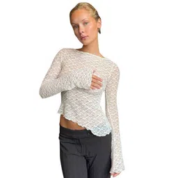 HERE&NOW Women Self Design Top-picture-25