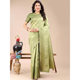 HERE&NOW Woven Design Silk Blend Saree-picture-33
