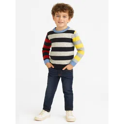 Here&Now X Game Begins Boys Colourblocked Pullover-picture-37
